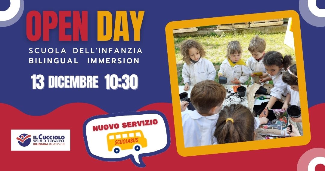 open day 13 dicembre 2022 scuola infanzia bilingue massa