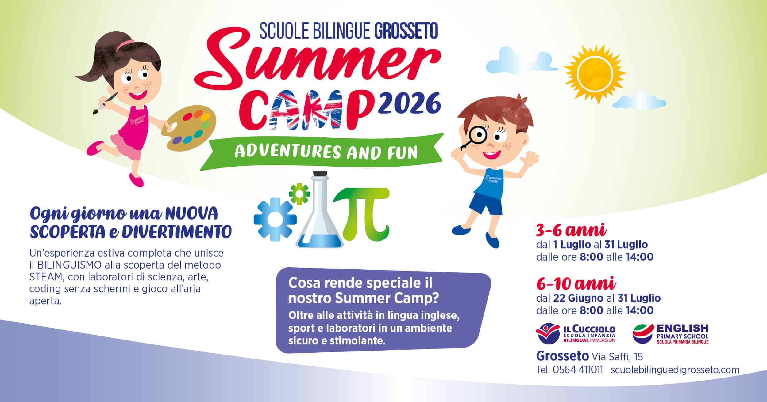 summer camp 2026 scuole bilingue di grosseto